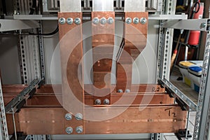 High Power electrical board with copper bars