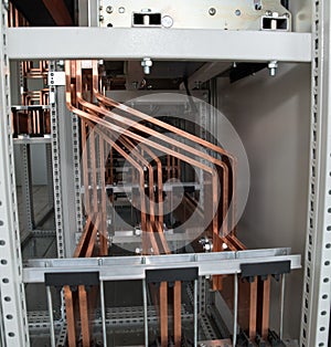 High Power electrical board with copper bars