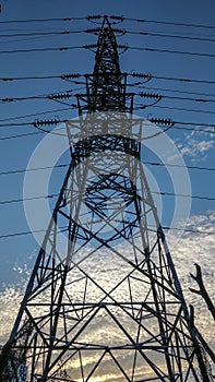 High power grid electric tower