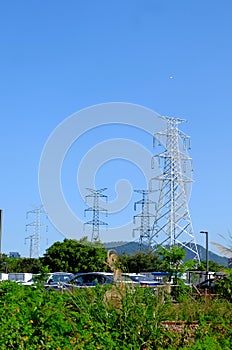 High power transmission towers