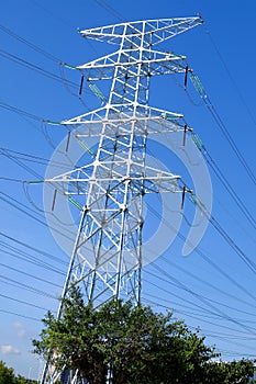 High power transmission towers