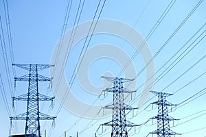 High power transmission towers