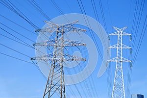 High power transmission towers