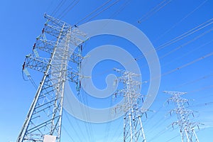 High power transmission towers