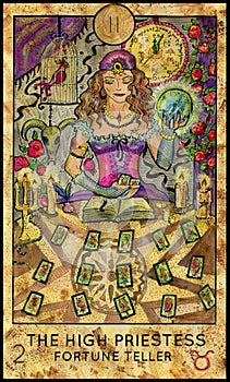 High Priestess. Fortune Teller.