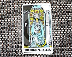 The High Priestess Tarot Card Subconscious, Higher-Self