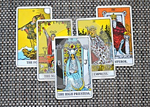 The High Priestess Tarot Card Subconscious, Higher-Self