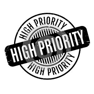 High Priority rubber stamp