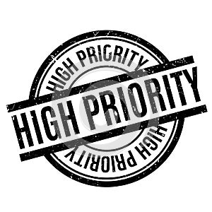 High Priority rubber stamp photo