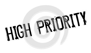 High Priority rubber stamp photo