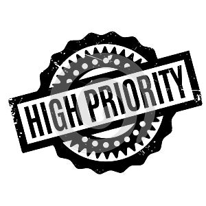 High Priority rubber stamp photo