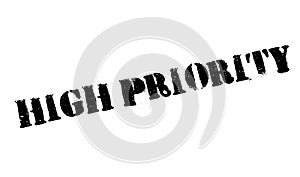 High Priority rubber stamp photo