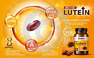 High purity lutein ad photo