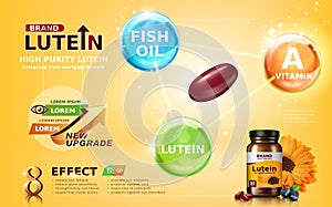 High purity lutein ad photo