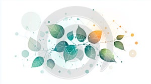 High quality abstract digital infographic representing Web3, DAO, and ReFi