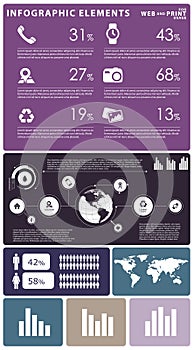 High quality business infographic elements