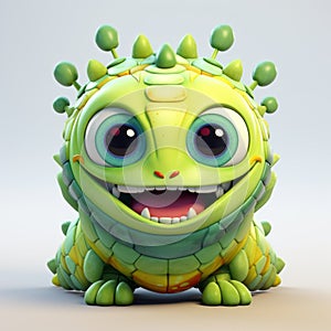 High-quality Cute Cartoon Monster Character Renderer In Unreal Engine Style