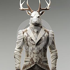 High-quality Fashion 3d Deer On English Bitter With Full Body