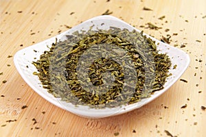 High quality green dried sencha tea leaves