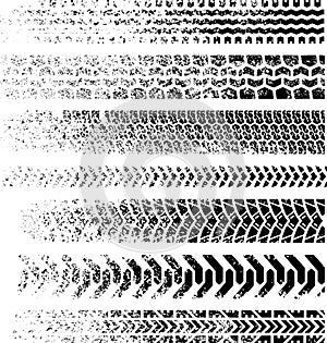 High Quality Grunge Tire tracks