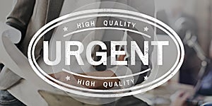 High Quality Guarantee Urgent Stamp Concept