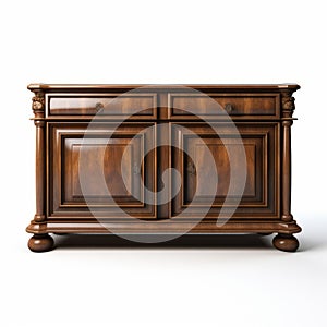 High-quality, High-resolution Credenza On White Background