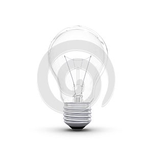 High-quality lightbulb with shadow