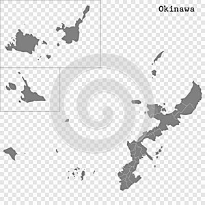 High Quality map prefecture of Japan