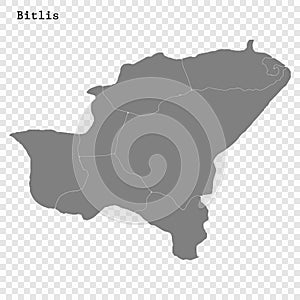 High Quality map is a province of Turkey