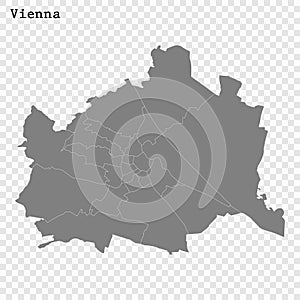 High Quality map is a state of Austria