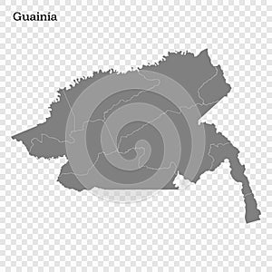 High Quality map is a state of Colombia photo