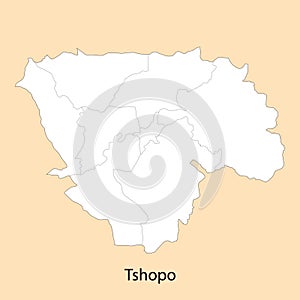 High Quality map of Tshopo is a region of DR Congo