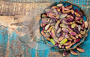 High quality peeled italian pistachio nuts from Bronte, Sicily