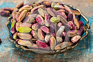 High quality peeled italian pistachio nuts from Bronte, Sicily