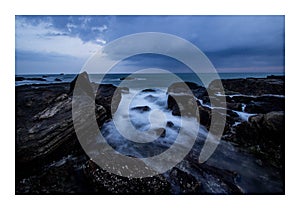 High quality Print frame of Seascape in Sri Lanka photo