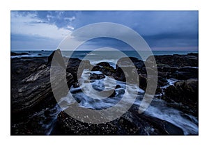 High quality Print frame of Seascape in Sri Lanka photo