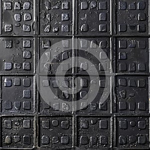 High-Quality Rubber Flooring Texture. Modern Design Concept photo