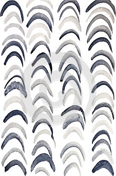 High Quality Vector Blue Gray Watercolor Curves Pattern