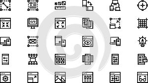 Responsive design icons High-Quality Vector Icons Collection with Editable Stroke. Ideal for Professional and Creative photo