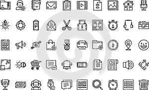 Ui interface icons High-Quality Vector Icons Collection with Editable Stroke. Ideal for Professional and Creative
