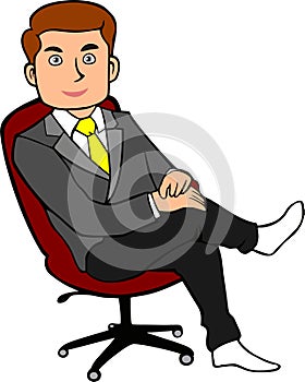 High quality vector of office workers relaxing