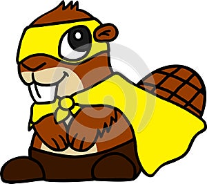 High quality vector of robed squirrel