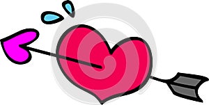 High quality vector Symbol of love and affection