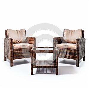 High Quality Wicker Outdoor Furniture Set With Coffee Table