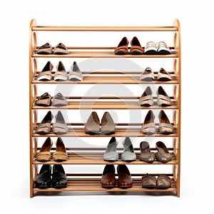 High Quality Wooden Shoe Rack With Balanced Proportions