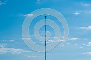 High radio network telecommunication tower highpoint