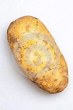 High Res Potato on White Background