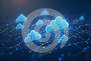 Abstract Cloud Computing Infrastructure with Data Flow and Digital Network