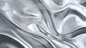 Smooth Metallic Silver Texture with Abstract Finish
