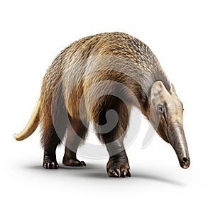 High Resolution Anteater Photo On White Background